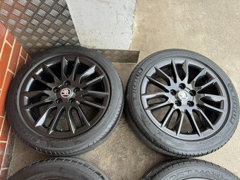 Alu 17" 5x112, škoda "CEPEUS Grafit" letní 70% TOP - 3