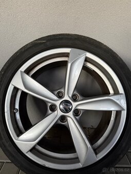 4x alu kola 5x112 18 + letní pneu 225/45 r18 - 3