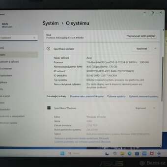 ASUS Vivobook 15 -15.6"FHD/ i3-11th/512GB SSD/8GB/Win 11 - 3