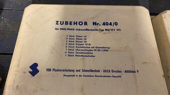 Příslušenství k Mig co2 hořák RS - 315 - 3