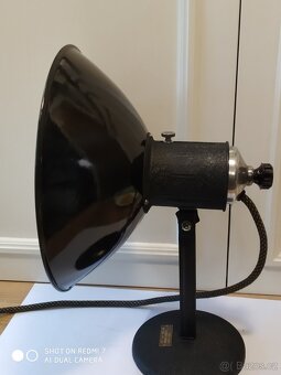 Stará starožitná industriální lampa funkcionalismus - 3