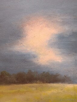 Obraz Olda Šmíd 1965, Úplněk olej 62x83 - 3
