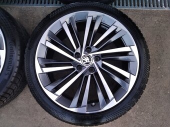 Zimní alu sada Škoda Superb IV 19" 5x112 - 3