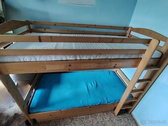 Patrová postel s úložným prostorem - palanda - 3