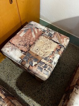 Prodám sedací soupravu, 2 křesla a taburet, TOP STAV - 3