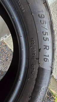 Michelin 195/55 R16 bez disku-nové, najeto jen 1000km,letní - 3