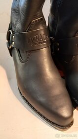 kožené moto boty dámské - choper - 3