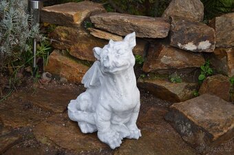 Zahradní dekorace- Dráček sedící - 3