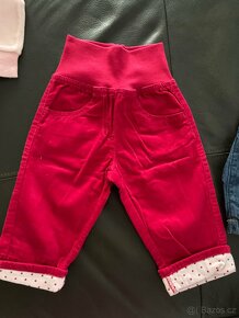 Kalhoty 62 68 cm teplaky mimi - 3