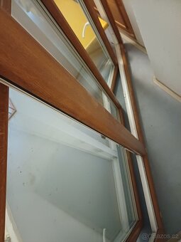 Okno bílé/zl.dub trojsklo - 3