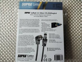 Síťový kabel SUPRA LoRad Silver - 3