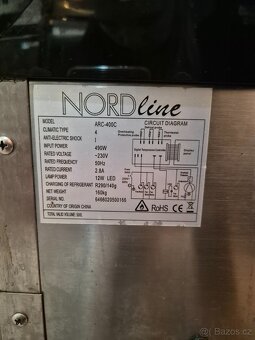 Chladící vitrína Nordline – skvělý stav - 3
