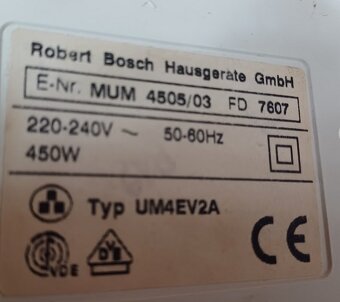 kuchyňský robot Bosch MUM 4505 - 3