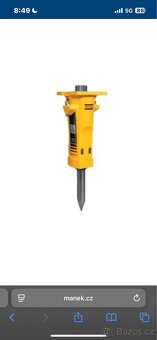 Prodám 2x oškrty (špice) pro Atlas Copco SB552 - 3