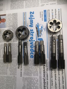 P:závitníky se stoupáním x1 - 3
