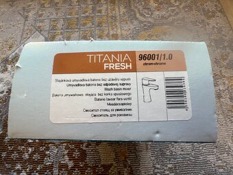 Umyvadlová baterie titania - 3