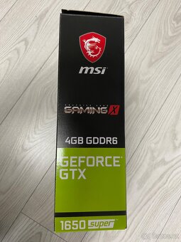 Grafická karta MSI 1650 super - 3