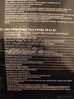 Aku přímočará pila PSTDA 18-LI A1 (Parkside) - 3