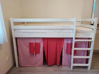 Dětská vyvýšená postel z masivu 180x80 - 3