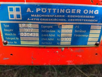 Prodám sběrací vůz pottinger 12 - 3