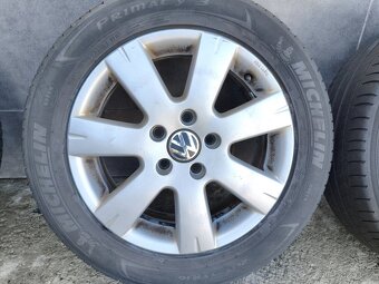 Alukola Vw Golf, Touran, 16 originál vč. 205/55 R16 91V - 3