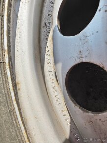Prodám sadu disků 6,5Jx16H2 ET55 + zimní pneu 205/50/R16 - 3