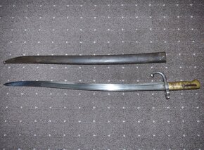 Šavlový bajonet / bodák Chassepot M1866 - 3