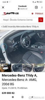 Mercedes-Benz A- AMG, 200d 8G
Ojeté, 11/2019, 75 450 km - 3