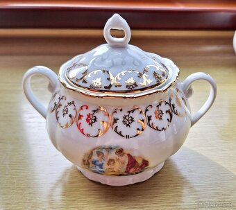 Luxusní porcelánová čajová souprava Bohemia Loučky - 3