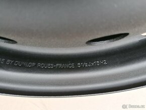 Plechové disky 15" 4X100 ETET45 Nissan Renault - 3