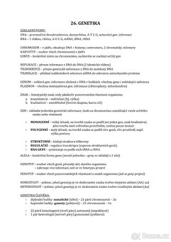 Vypracované maturitní otázky z biologie a chemie - 3