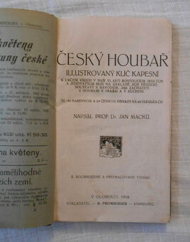 Jan Macků - Český houbař Ilustrovaný klíč kapesní - 1918 - 3