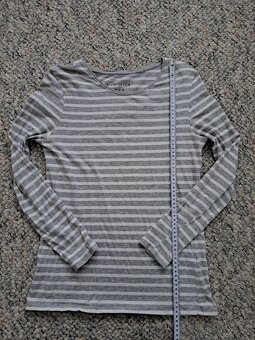 Atmosphere - Pruhované tričko s dlouhým rukávem vel.L - 3