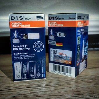 Nové Xenon D1S / D3S sada 2ks 6000K + LED T10 - 3