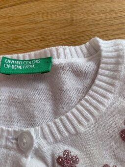 Rozpínací bavlněný svetr velikost 104 sada - 3