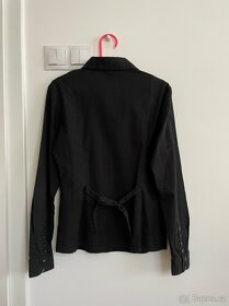 Dámská černá košile NAF NAF vel. 40 - 3