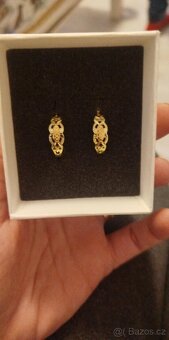 Zlaté náušnice 585 4g - 3