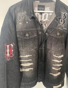 Pánská stylová riflová bunda - 3