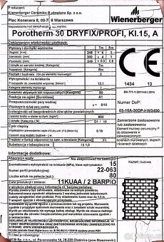 Porotherm 30 Profi, P15 - 3