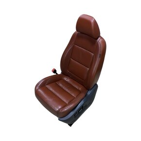 Sedačky hnědá kůže tera VW Tiguan 5N r.v. 2008 - 3
