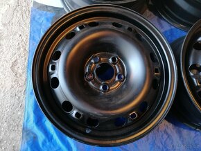 Plechové disky 15" 5X100 J6.0 ET38 Škoda VW Seat - 3