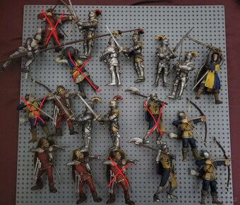 schleich rytíři pěšák a na koni stan čí drak - 3
