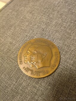 Dubček s veršem Ag medaile - 3