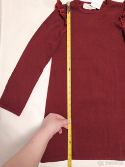 Nové šaty z jemného úpletu, H&M, vel. 122/128 - 3
