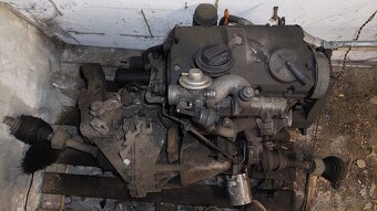 Motor VW Caddy 1.9 TDI PD 77 kW, BXE bez DPF s převodovkou - 3
