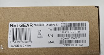 Switch Netgear GS308T- nový - 3