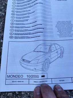Střešní nosič Mondeo mk3 sedan/hatchback - 3