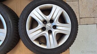 Sada disků Opel 17" 5x120 zimní pneu 225/50 R17 6-7mm - 3