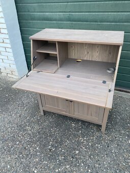 IKEA Hemnes sekretář- šedohnědý - 3