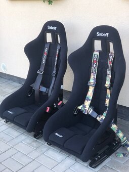 Sedačky FIA SABELT GT3 + PÁSY RAEMCO - 3